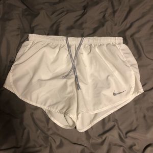 White Nike Athletic Shorts